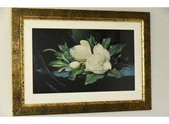 Flower Cutting Framed Print Art  - 40.5' X 29'