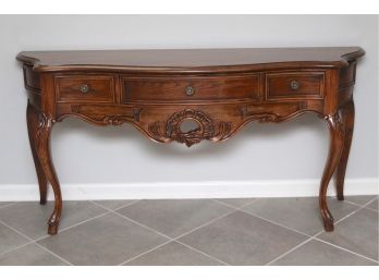 J.G. Young Oak Console Table 66 X 18 X 31