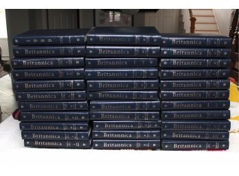 Leather Bound Encyclopedia Britanica 33 Volume Book Set