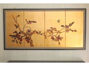 Four Panel Asian Wall Screen 69 X 35  Paid  $2800
