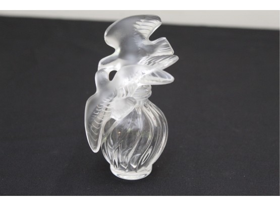 Lalique Crystal Birds Perfume Bottle
