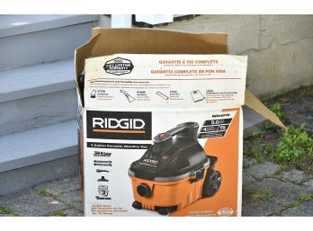 RIDGID Wet/Dry Vacuum (Tested & Working)