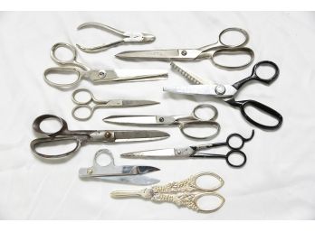 Assortment Of Vintage Scissors