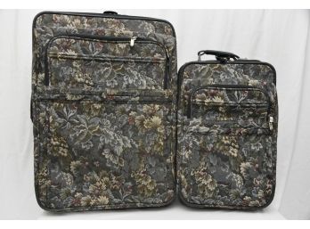 Atlantic Floral Suitcases 27 X 18 X 11, 21 X 12 X 9