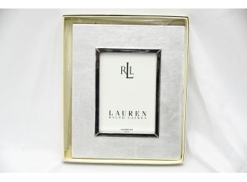 Ralph Lauren 5x7 Silverplate Picture Frame - New