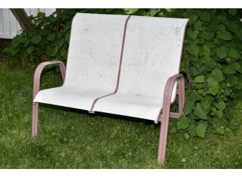 Outdoor Bench (Fabric Has Wear, View Photos) 44 X 23 X 38