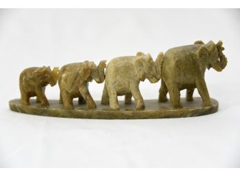 Stone Elephant Parade Figurine