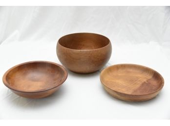 Mid Century Wooden Bowls