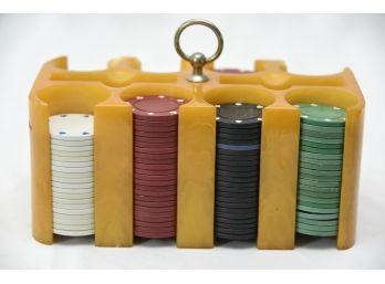 Bakelite Poker Chip Holder