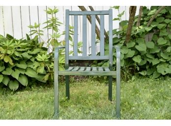 Green Outdoor Chair 21 X 19 X 36