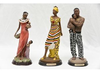 Large 'Ebony Treasures' Figurines