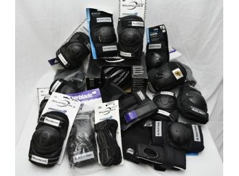 Large Lot Of Mostly New Rollerblade Protective Gear