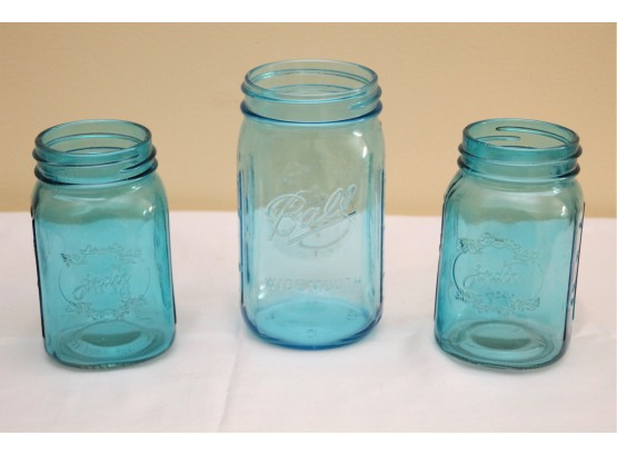 Cobalt Blue Mason Jar Collection (#28)