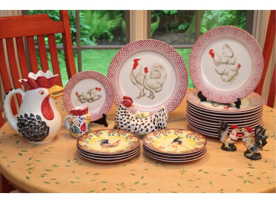 Rooster Plates And More (#17)