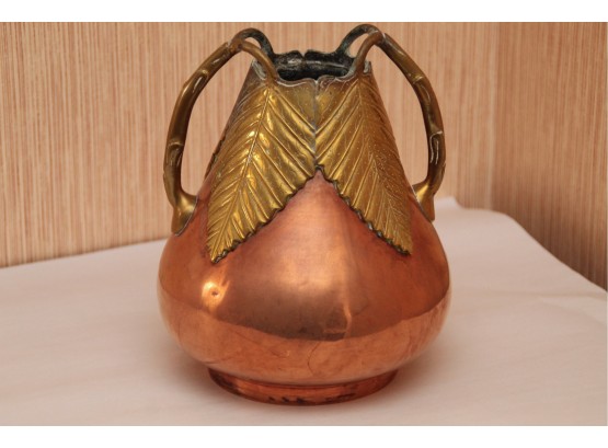 Copper And Brass Vase