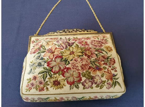 Victorian Needlepoint Handbag Jewelry Lot 9