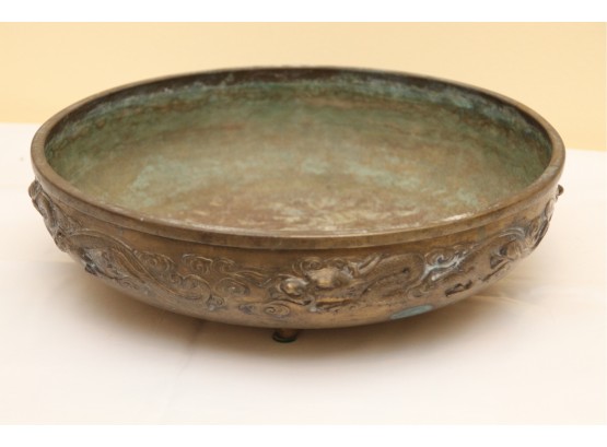 Brass Dragon Footed Bowl