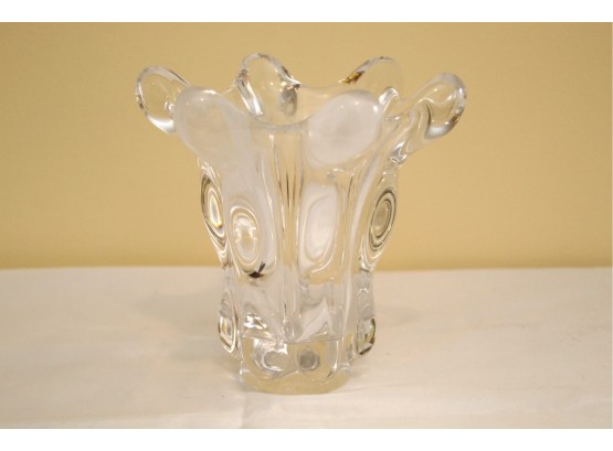 Free Form Crystal Vase