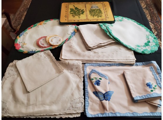 Linen Napkins And Placemats