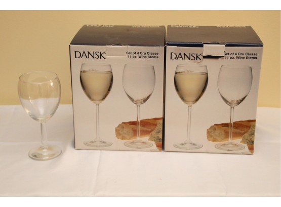 7 Dansk Wine Glasses