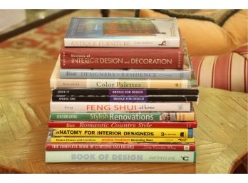 Stack Of Assorted Coffee Table Books