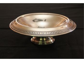 Antique Sterling Silver Pedestal Dish 267g