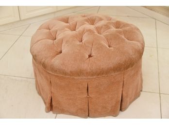 Large  Custom Pink Ottoman/ Vanity Seat 32 X 17
