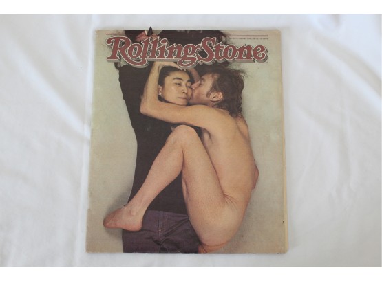 Rolling Stone 1981 Nude John Lennon & Yoko Ono Cover