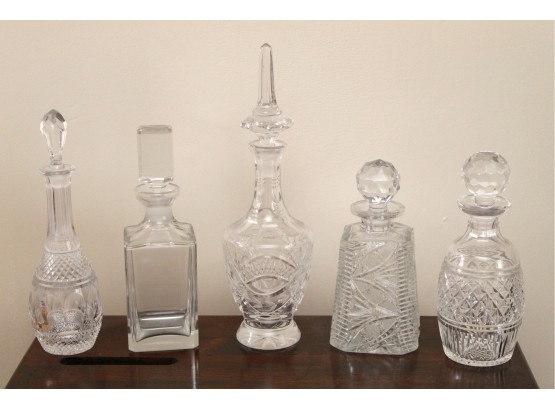 Large Crystal Decanters