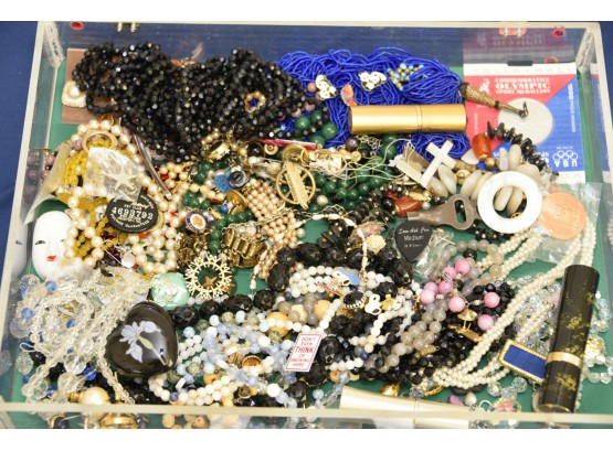 Jewelry Display Case With Contents #2