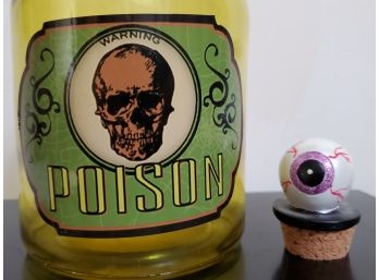 Poison Bottle With Funny Eye Stopper