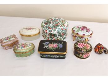 Trinket Boxes Including Lenox, Staffordshire & More