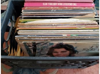Record Collection Lot 1 Including LP's And  Collection Of 45's