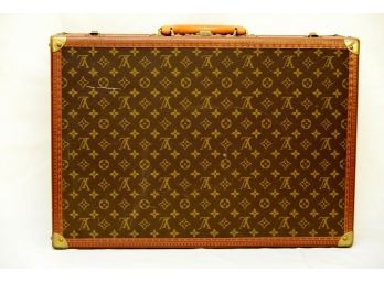 Vintage Louis Vuitton Bisten Hard Suitcase 23 3/4 X 16 1/2 X 7