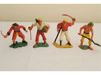 Vintage Plastic Pirates Made In Germany
