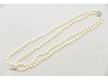 14KG Double Strand Pearl Necklace S153