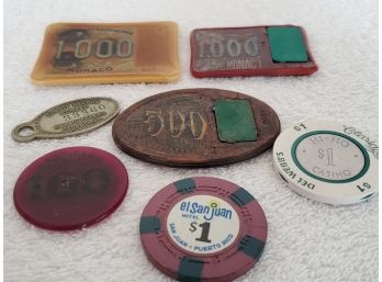 Vintage Casino Chips