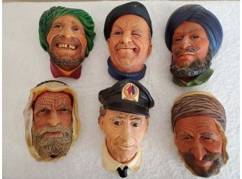 Bussons Congleton Chalkware Head Collection