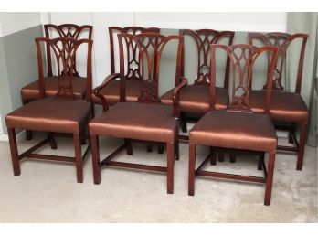 7 Centennial Chippendale Side Chairs 21 X 17 X 36
