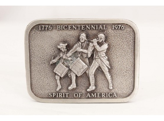 'Spirit Of America' 1776 - 1976 Bicentennial Belt Buckle