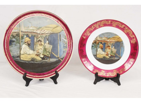 Limoges Edouard Manet Collectors Plates