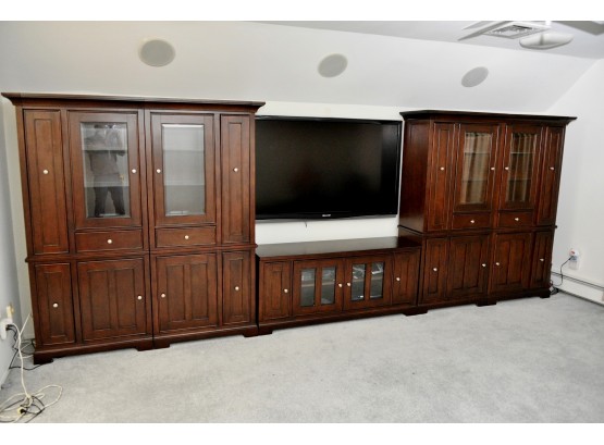 Media Room Console Center 5 Pieces Total 196' Long READ