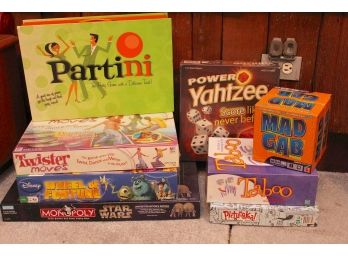 Board Game Lot - Monopoly, Twister, Yahtzee & More