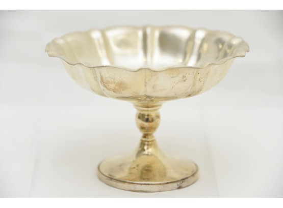 Sterling Silver Weighted  Pedestal Dish 191 Grams