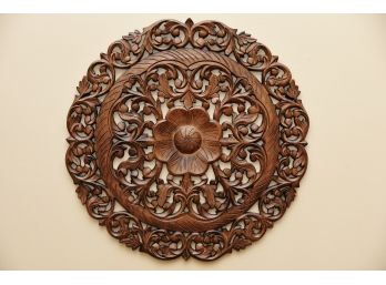 Carved Wood Wall Decor 23 X 23