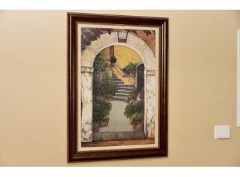 Framed Stairwell Print 32 X 43