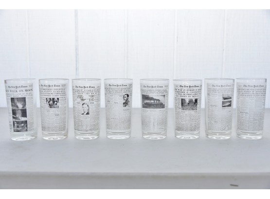 New York Times Drinking Glasses
