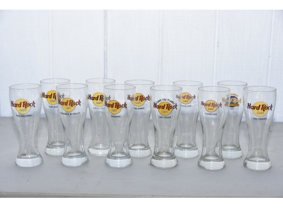 Hard Rock Cafe Beer Glass Lot
