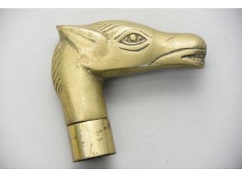 Brass Horse Head Cane Top