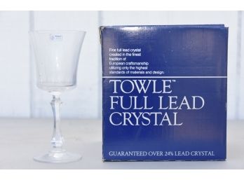 Towle Lead Crystal Westerly Goblets